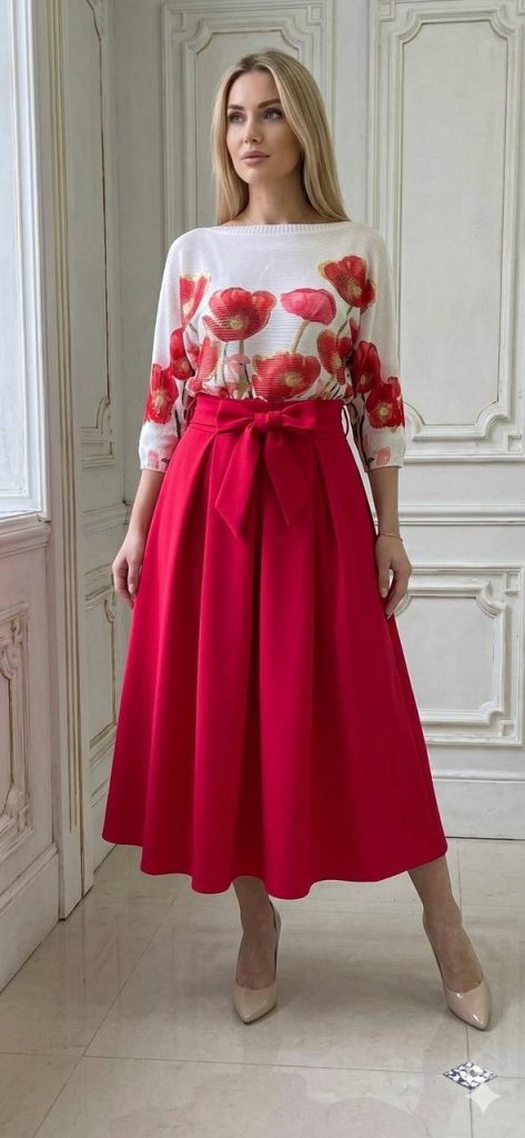 Fusta cu funda Genevieve