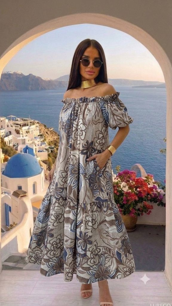 Rochie diafana din bumbac Maxine