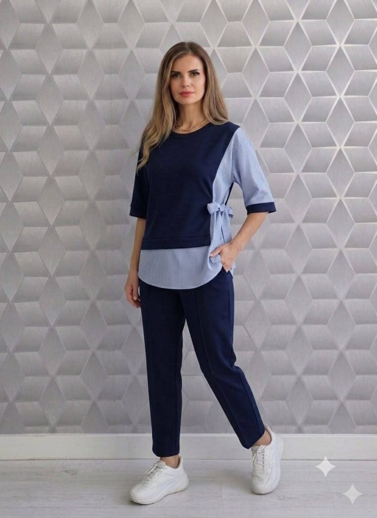Compleu cu model de camasa Carly