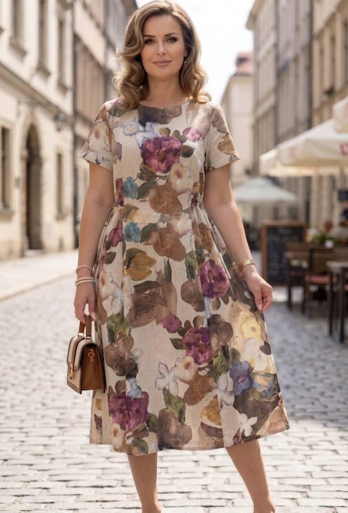 Rochie din bumbac Clara