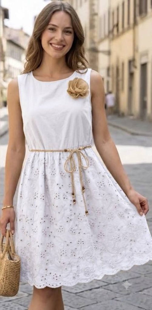 Rochie din bumbac Gratiela