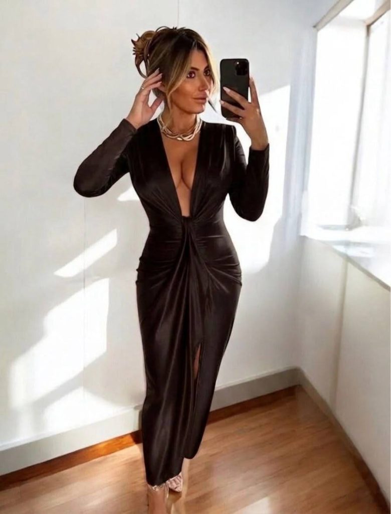 Rochie eleganta din lycra Crystal